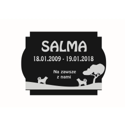 nagrobek dla zwierząt - tablica dla psa